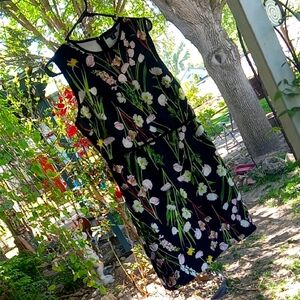 Victoria Beckham for Target Pink and Green Sleeveless Sundress